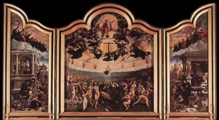 unknow artist The Last Judgment oil painting image